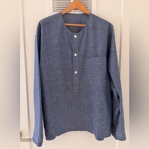 Todd Snyder Casual Blue Button Down Shirt